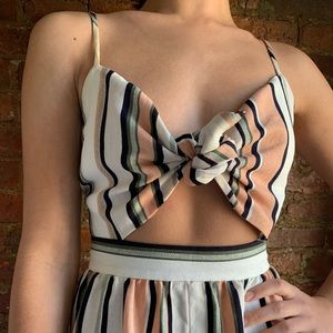 Midi Striped Topshop Dress